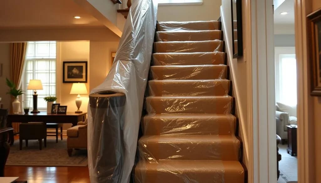 Jak zabezpieczyć schody przed malowaniem, aby uniknąć uszkodzeń